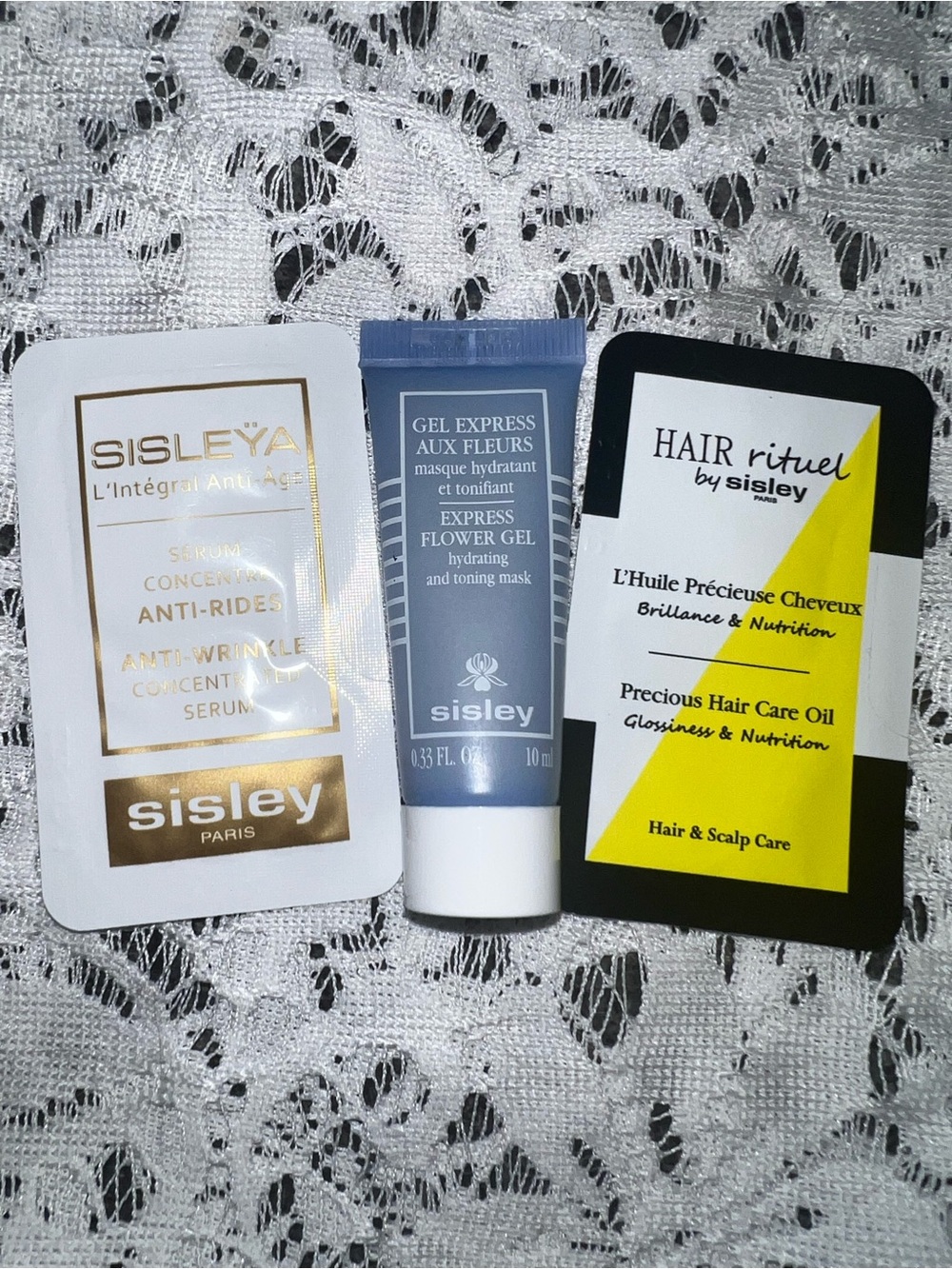 Sisley-Paris Express Flower Gel 10ml & samples